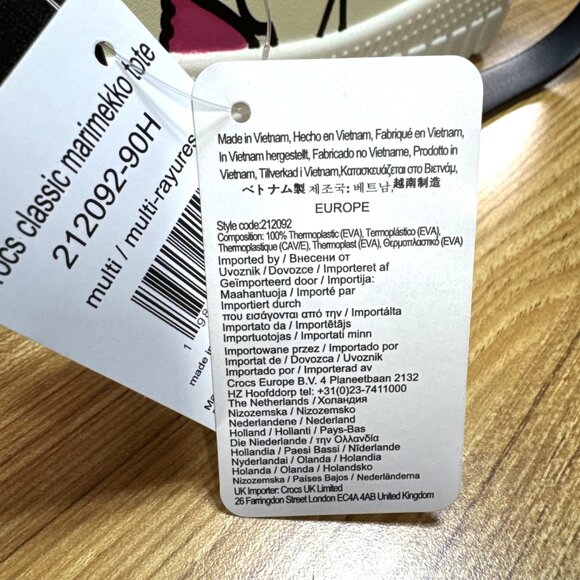 NWT Crocs Classic x Marimekko Medium Tote Bag Flowers Limited Edition 212092‎ - Picture 5 of 11